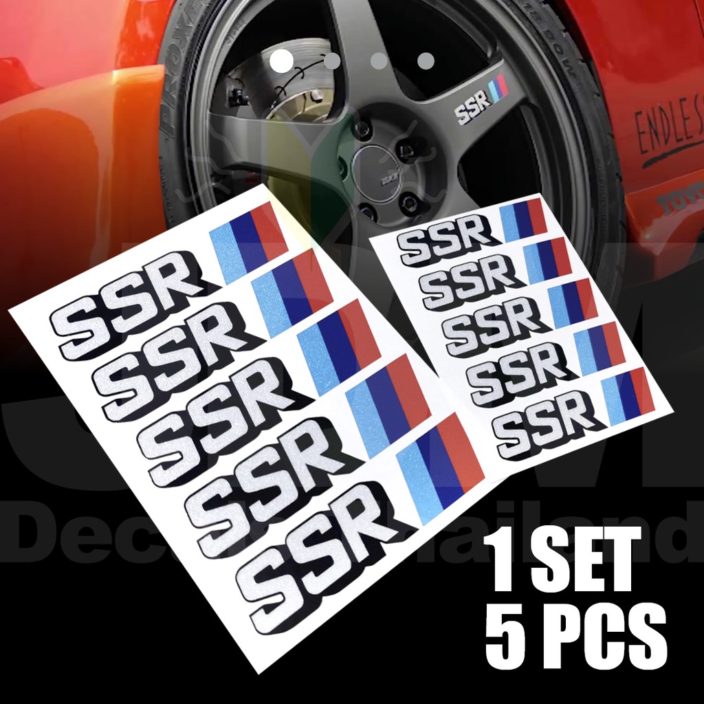 สติ๊กเกอร์ ติดล้อ SSR TYPE-C ครบชุด