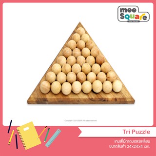 ถาดบอล3เหลี่ยม Tri Puzzle ของเล่นไม้ เกมไม้ ของเล่นไม้ฝึกสมอง ของเล่นไม้เสริมพัฒนาการ wooden puzzl for kids wooden games