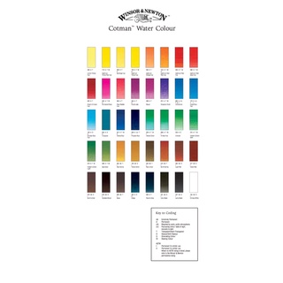 สีน้ำ water Cotman winsor&amp;Newton ขนาด21ml ชุดที่2/2 (สี329-744)