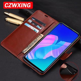 เคสสำ Huawei Y7P Case Leather Flip Back Cover Huawei Y7P HuaweiY7P เคสฝาพับ มือถือแล