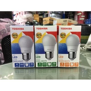 TOSHIBA หลอดไฟ LED 4W / 7W / 9W / 11W / 13W / 15W / 18W ขั้ว E27 แสงขาว / แสงคูล / แสงส้ม