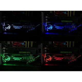 ค้ำ การ์ดจอ VGA ไฟ RGB