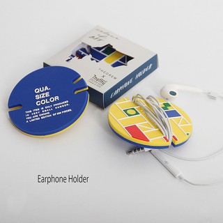 THEOREM ที่ใส่หูฟัง Earphone Holder รุ่น Thaitone สีเหลือง-น้ำเงิน