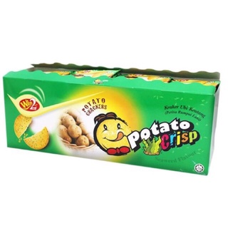 ขนมวินทู win2 Potato crisp แครกเกอร์มันฝรั่ง 1แพ็ค 30 ซอง