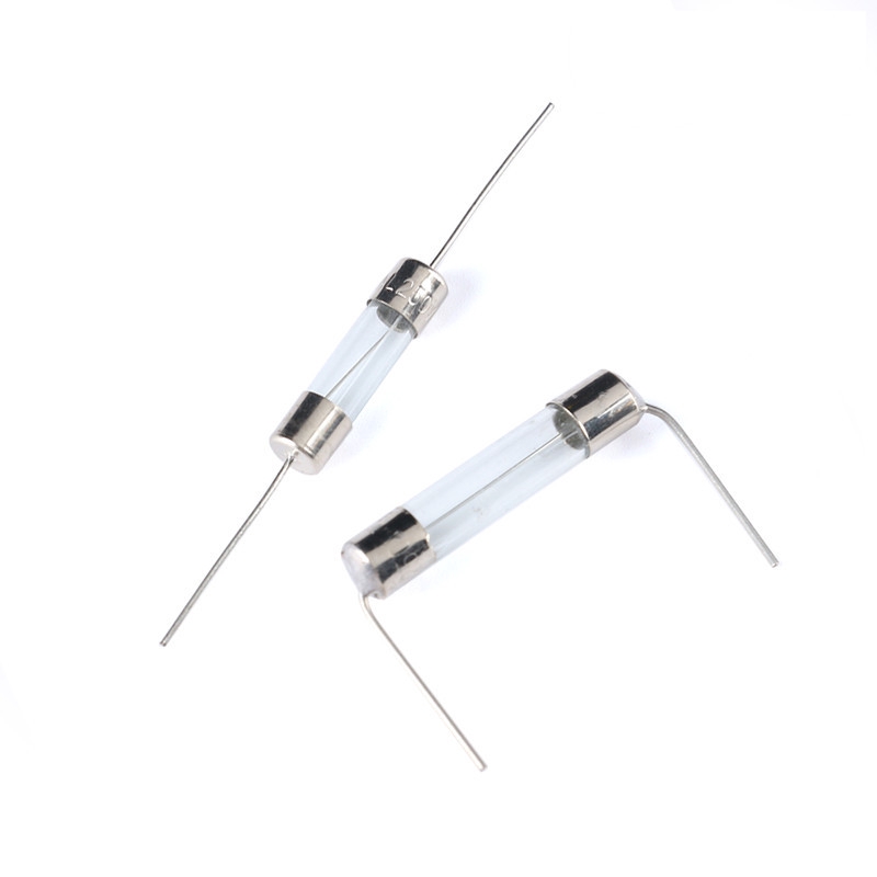ฟิวส์หลอดแก้ว 5 * 20 6 * 30 250V F1A F2A F3A F4A F5A F10A F20A พร้อมขา