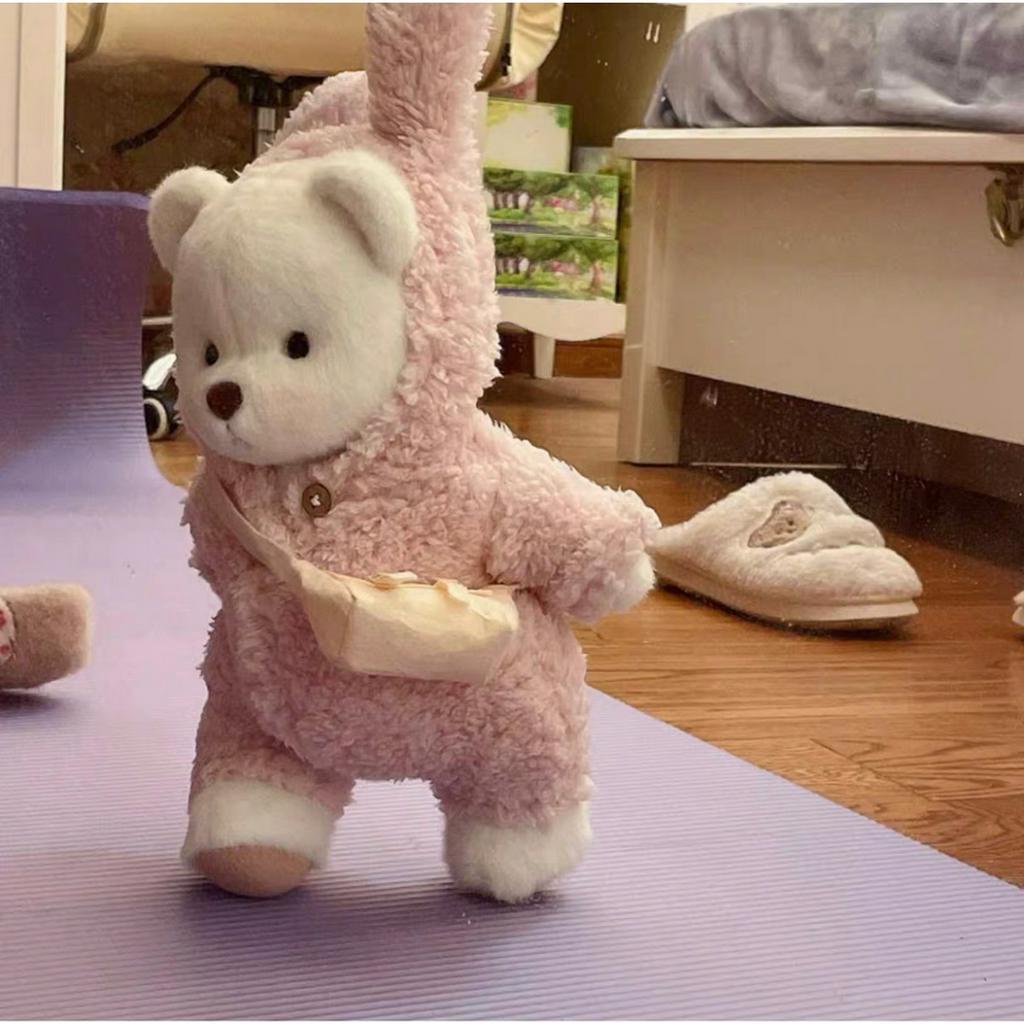 ชุดฮู้ดหูกระต่าย teddy tales ขนาด 20 ซม.