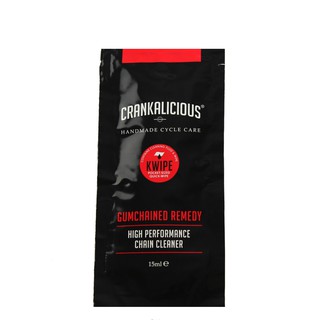 Crankalicious ผ้าทำความสะอาดคราบโซ่ เฟืองแบบเร็ว Gum chained Remedy-Bike Cleaning Wipe