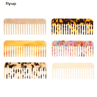 Flyup แปรงหวีผม อะซิเตท หลากสี สไตล์เกาหลี 1 ชิ้น