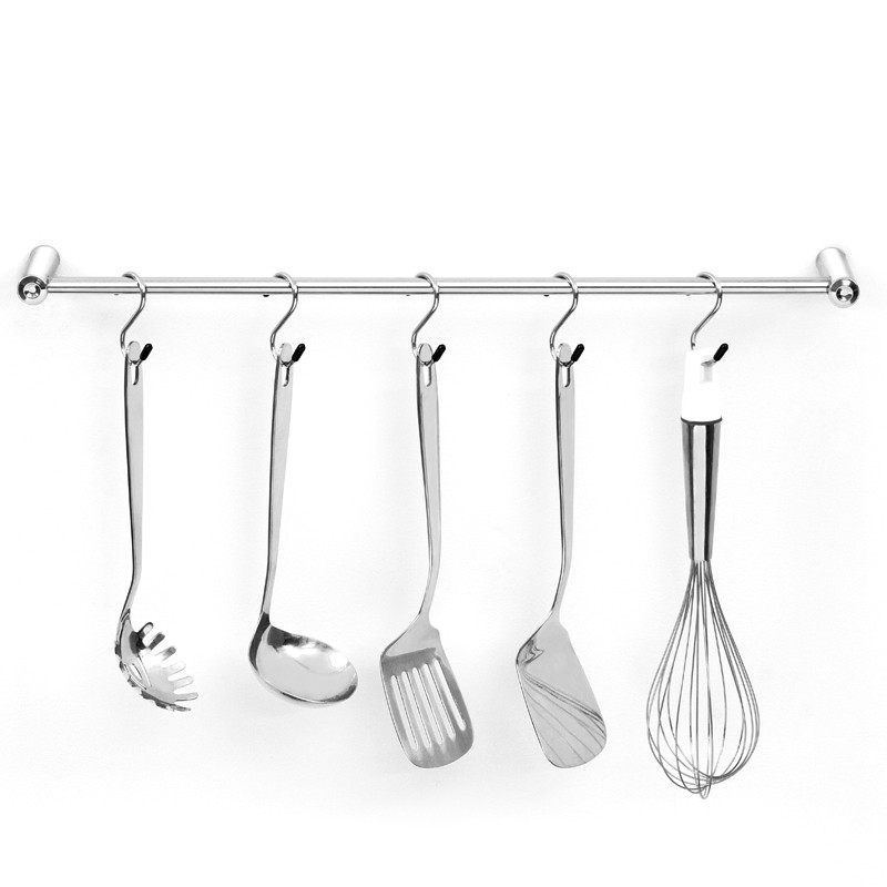 Kowa homeware ราวแขวนอเนกประสงค์ติดผนัง ขนาด 100 ซม.แถมตะขอตัว S 5 ชิ้น Stainless Steel SUS 304 100% - รูปที่ 3