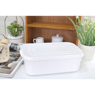 Food Box กล่องใส่อาหารพลาสติก JP Quality 1.6L 14x24x8 cm สีขาว 1540