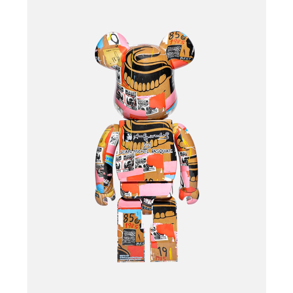 Bearbrick 1000% Andy Warhol X Jean-Michel Basquiat #2 – Medicom Toy – Neuf