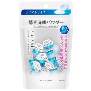 Kanebo ซุยไซ บิวตี้ เคลียร์ พาวเดอร์ วอช เอ็น (ขนาดทดลอง) 6g. 15ชิ้น