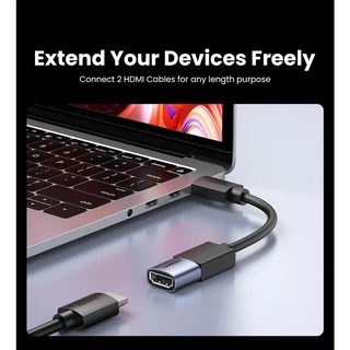 Ugreen รุ่น 90592 อุปกรณ์ต่อขยายเพิ่มความยาวสาย HDMI Extender Adapter HDMI Female to Female Connector ตัวเพิ่มความยาวสาย
