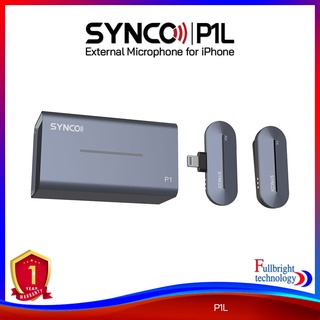 Synco P1L For Mobile Phones (Lightning) ไมโครโฟนไร้สายสำหรับมือถือ ตัวเชื่อมต่อแบบ Lightning รับประกันศูนย์ไทย