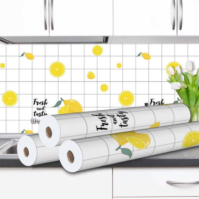 Kitchen OilProof Stickers Cooking Bench Waterproof Paste Table Top