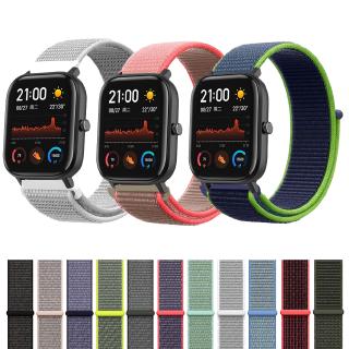 Xiaomi Huami Amazfit GTS 20 มม. สายรัดไนลอนสมาร์ทวอทช์พร้อมสายรัดข้อมือเปลี่ยนกีฬาขนาด 20 มม. สายไนล่อน