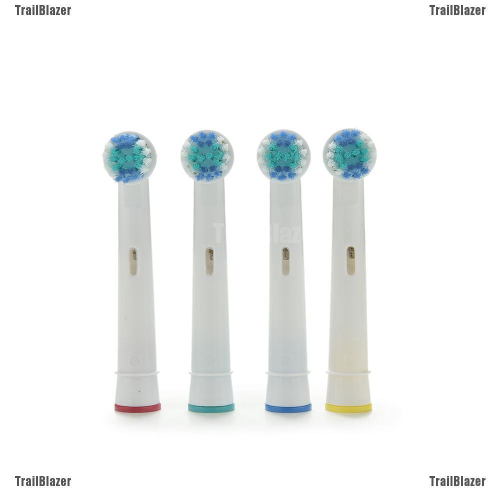 หัวแปรงสีฟันไฟฟ้า EB17-4 แบบเปลี่ยน สําหรับ Braun Oral B จํานวน 4 ชิ้น