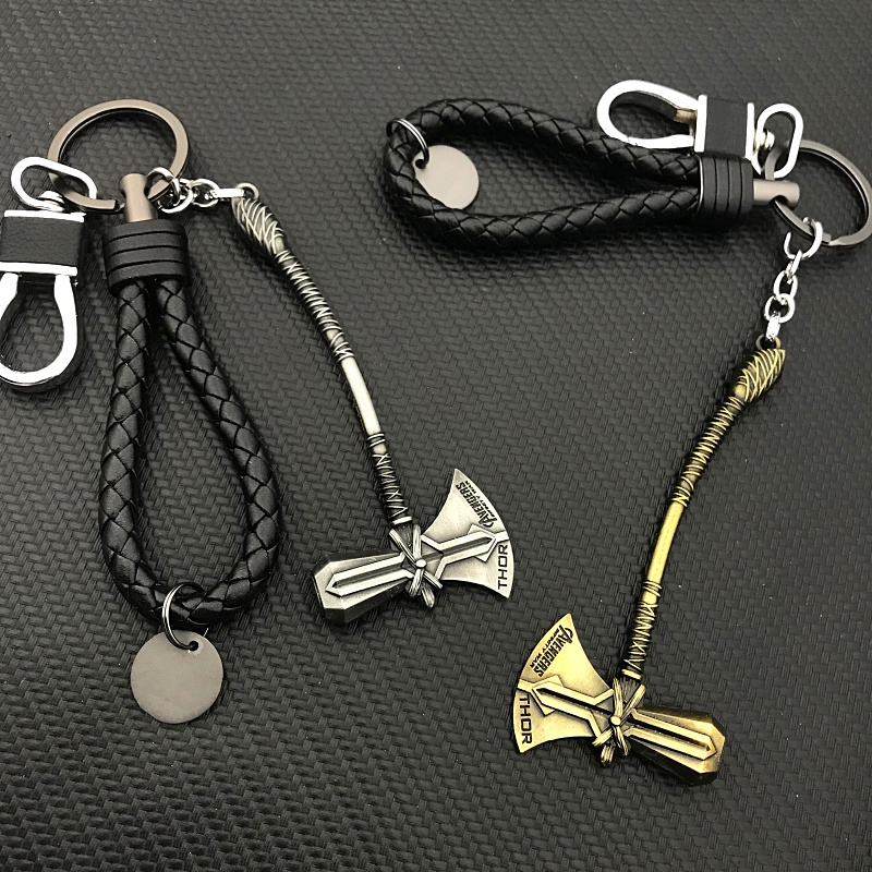พวงกุญแจราคาถูก Avengers 3 Keychain Thor's Hammer Tomahawk Keychain ...