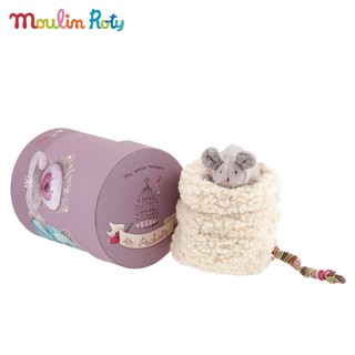 Moulin Roty ตุ๊กตาหนู เสียงดนตรี ในกล่องของขวัญ ตุ๊กตาเสียงดนตรี MR-660041 Les Pachats