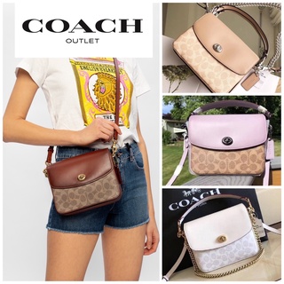 กระเป๋าสะพายข้าง COACH 89089 CASSIE CROSSBODY 19 IN SIGNATURE BAG