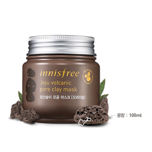 Mask jeju (พร้อมส่ง)Innisfree 100ml. Volcanic Pore Clay