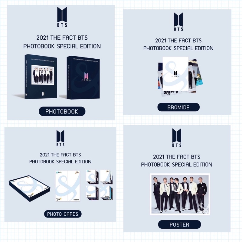 พร้อมส่ง 2021 THE FACT BTS PHOTOBOOK