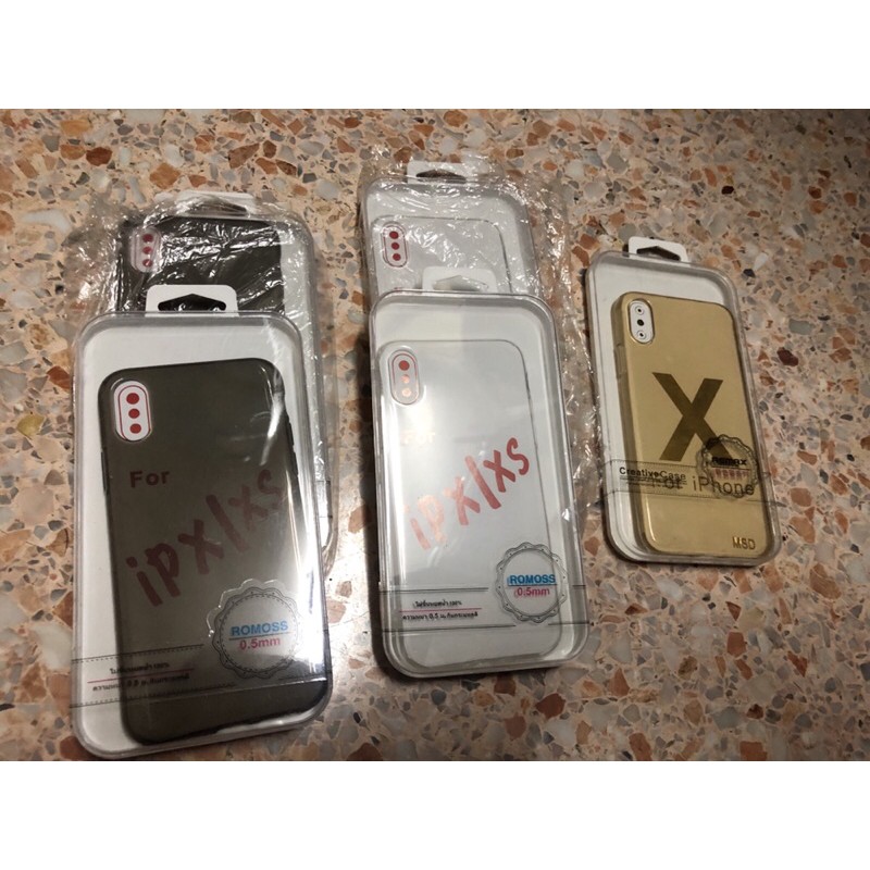 เคส โทรศัพท์ iPhone x และ xs มี3สีค่ะ  แจกฟรี