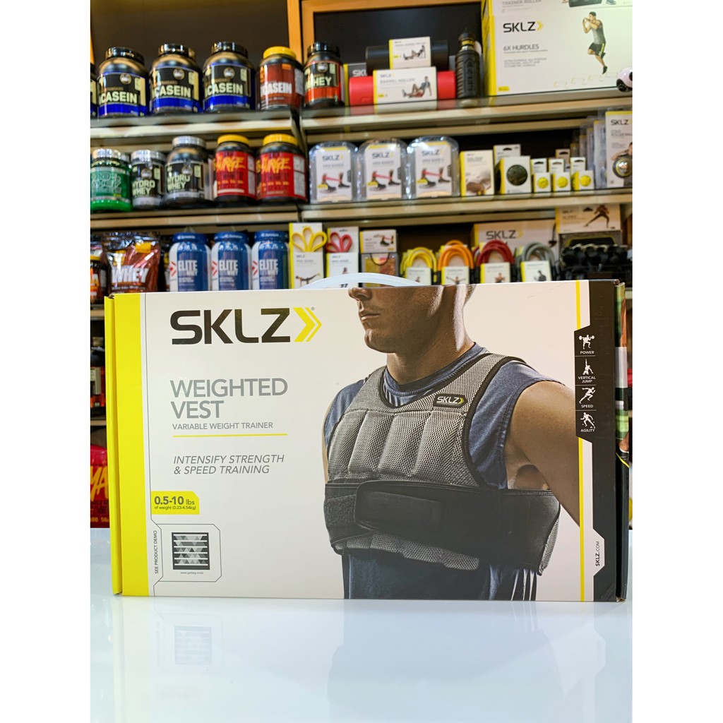 SKLZ Weighted Vest - Variable Weight Training Vest ชุดถ่วงน้ำหนัก5.45กิโลกรัม
