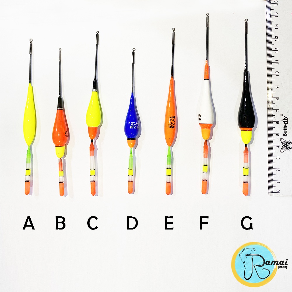 STORM-PROOF FISHING BUOY 13 - 15 CM BRIGHT COLOR FISHING BUOY