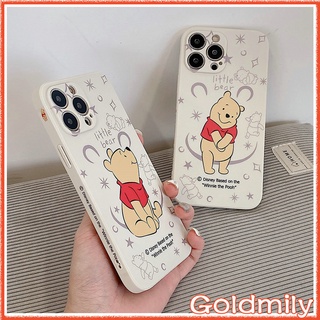 🔥 เคสไอโฟน11วินนี่เดอะพูห์ เคสลายแถบข้างขอบเหลี่ยมเคสซิลิโคน สำหรับ เคสApple iPhone 13 Pro Max เคสไอโฟน11 7 plus Xr เคสไอโฟนXS 13 12 xr เคส I8plus XS เคสไอโฟน6s X i11 เคสไอโฟน7พลัส SE2 2020 เคสไอโฟน13 Mini 6 เคสi11 8 6s 11 เคสไอโฟนXR Winnie the Pooh Case