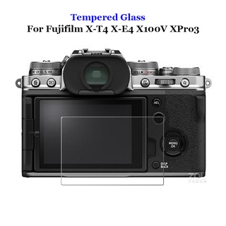 ฟิล์มกระจกนิรภัยกันรอยหน้าจอ LCD 9H 2.5D สําหรับ Fujifilm Fuji X-T4 X-E4 X100V X-Pro3