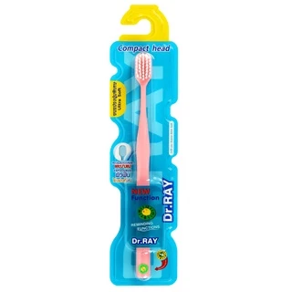Dr.RAY Compact Head แปรงสีฟันขนนุ่มพิเศษ ULTRA SOFT No.D36