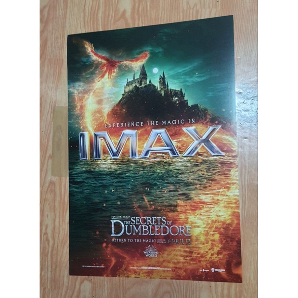 POSTER IMAX Fantastic Beasts The Secrets of Dumbledore น่าสะสม