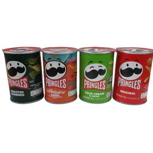 พริ้งเกิลส์ Pringles มันฝรั่งทอดกรอบ  กระป๋องเล็ก  42กรัม ราคา ถูกที่สุด ดีลบีเคเค รูปภาพหลัก