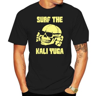 เสื้อยืดผ้าฝ้ายพิมพ์ลายแฟชั่น เสื้อยืด ลาย Surf The Kali Yuga