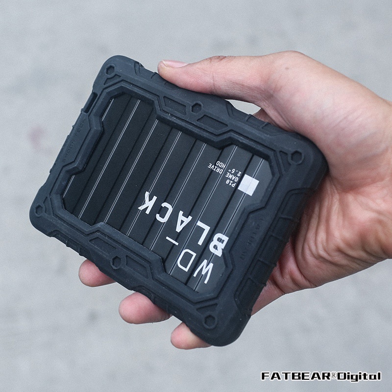 FATBEAR ทนทานเกราะกันกระแทกสําหรับ Western Digital WD P10 2TB 4TB 5TB 6TB Camouflage 5TB 4TB ฮาร์ดไดรฟ์มือถือ