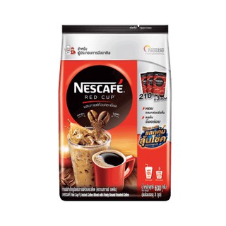 Nescafe Redcup เนสกาแฟ เรดคัพ 3x210 กรัม (“ถุงใหญ่” 630กรัม)