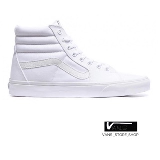 VANS SK8HI TRUE WHITE SNEAKERS สินค้ามีประกันแท้