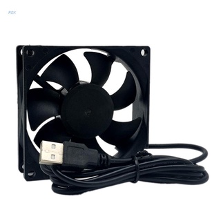 ROX 3000RPM 5V DC Cooling Fan for Chassis Router CPU Cooling Fans USB Ball Bearing