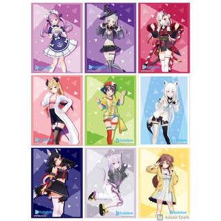 Bushiroad Sleeve Hololive Production Aqua, Shion, Ayame, Choco, Subaru, Fubuki Gamers, Mio, Okayu, Korone - ซองการ์ด