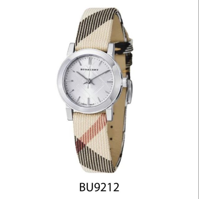 Burberry Women's BU9212 Large Check Nova Check Strap Watch นาฬิกาแบรนด์เนมแท้100%