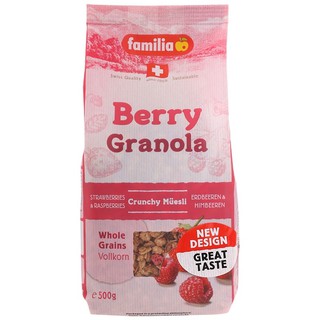 แฟมิเลียเบอร์รี่กลาโนล่า 500กรัม Familia Berry Granola