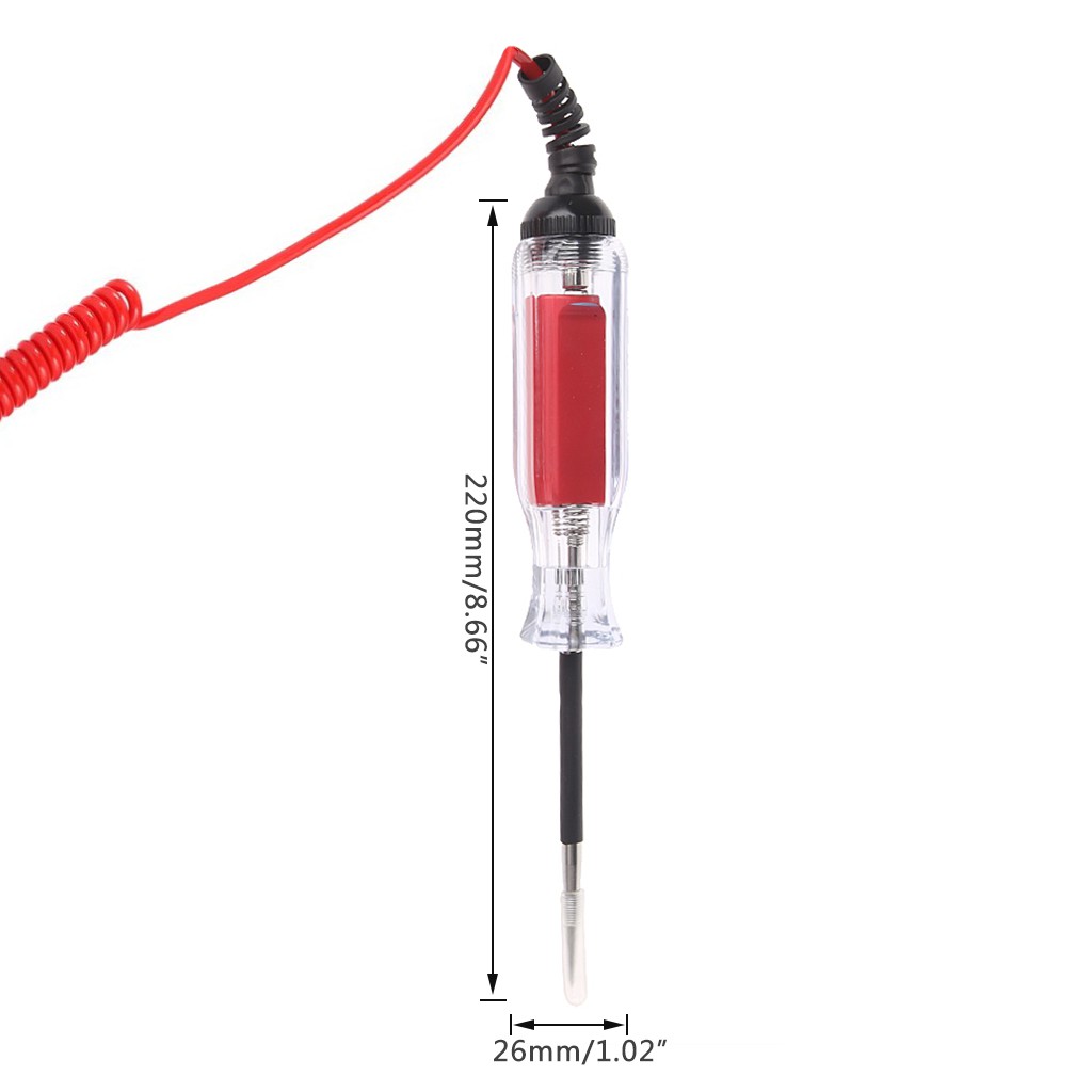 3V-48V Digital Electric Circuit LCD Tester Light Car Trailer RV Snowmobile Pen