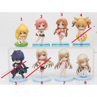 ฟิกเกอร์แท้ JP มือ1  Ascii Media Works , Toys Works ,  Sword Art Online -  Asuna Titania ver  ALO , Lisbeth , Silica