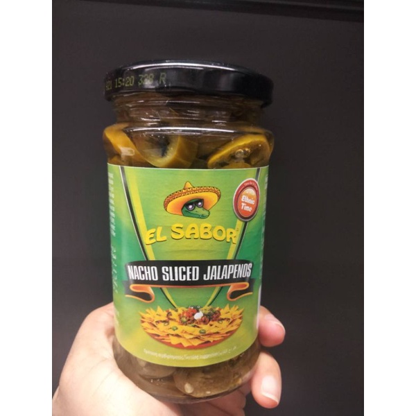 El Sabor Nacho Sliced Jalapenos พริกดองในน้ำเกลือ 225g ราคาสุดฟิน
