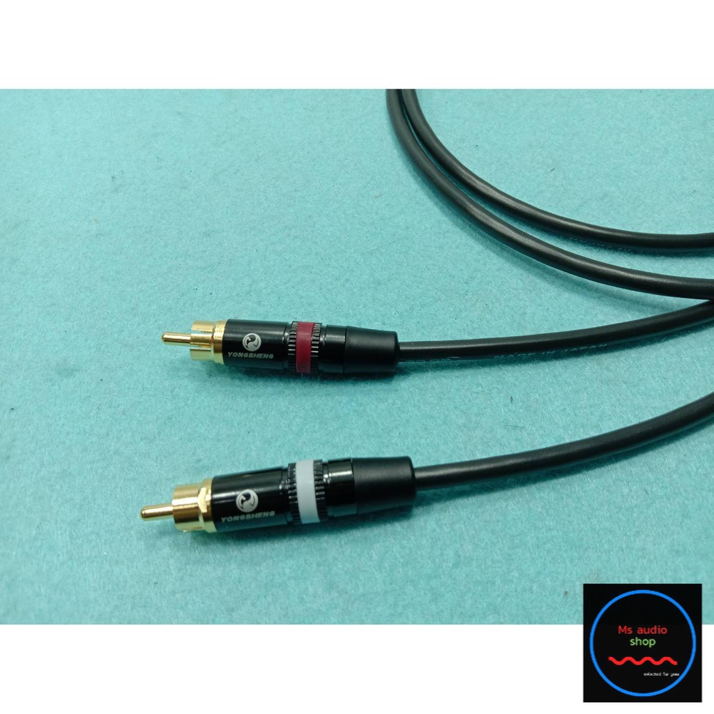 RCA สายสัญญาณ RCA Canare L-2E5AT (MADE IN JAPAN) หัวแจ็ค รูปที่ 2