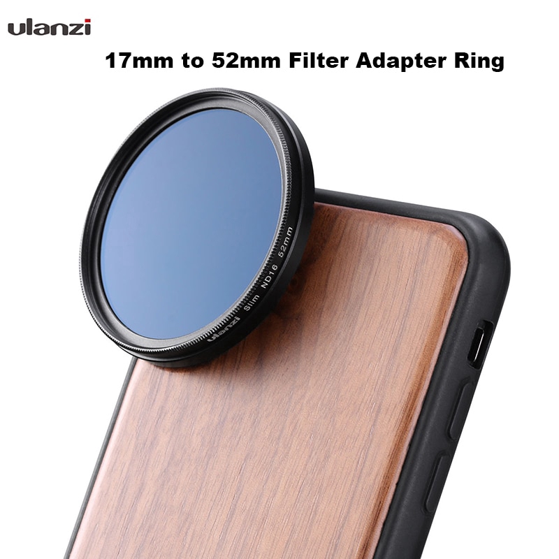 Universal 17MM to 52MM Phone Camera Lens Filter Adapter Ring Video Rig Lens Adapter