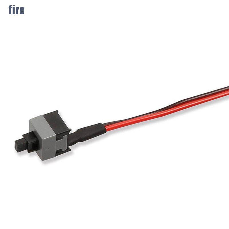 (Befire) ปุ่มกดสวิตช์ไฟ 2 Pin Sw Pc 5 ชิ้น 50 ซม. #4