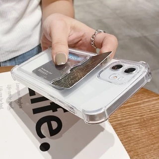 เคสใสใส่บัตร for samsung A57 A37 A56 A36 A26 A55 5G A54 A53 A17 A07 A35 A34 A16 A33 A06 A05 S26 S25 S24 Ultra S23 S22