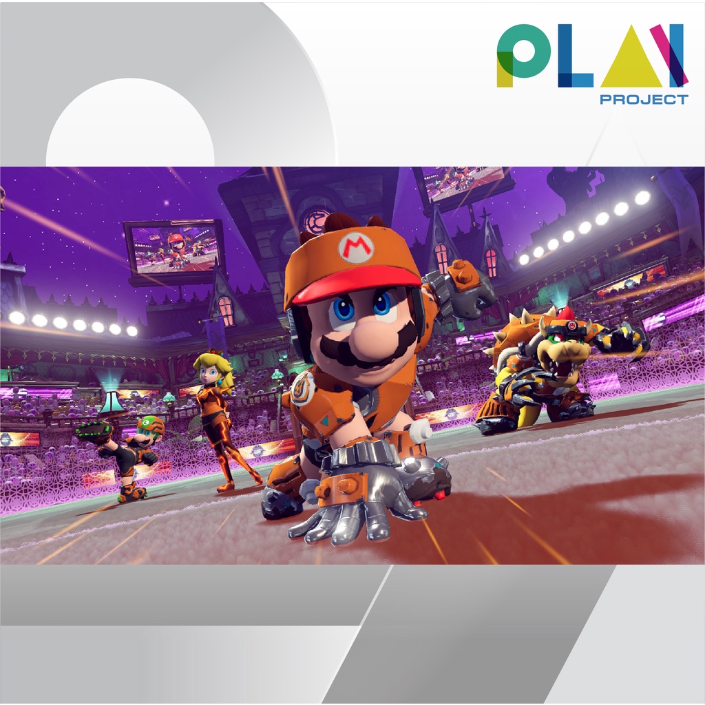Nintendo Switch : Mario Strikers Battle League [มือ1] [แผ่นเกมนินเทนโด้ switch]